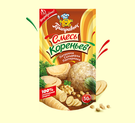 Приправа Смесь кореньев 50г*20шт (Дой-пак) Приправыч